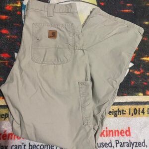 Carhartt Men's Tan and Cream Carpenters